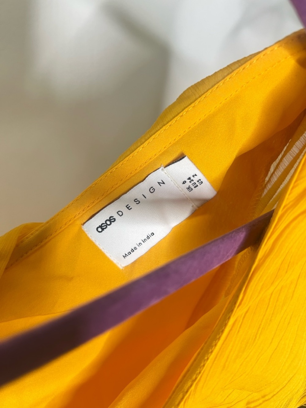 ASOS Yellow Ruffle Maxi Dress - Picture 5 of 6